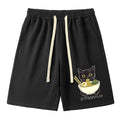 [Kyoto-Lion Ramen Lover Cute Cat Unisex Shorts