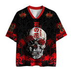Unisex Spider Lily Art Mesh Jersey Breathable