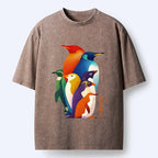 Vintage Japanese Penguin Shirt for Casual Summer