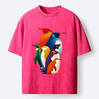 Vintage Japanese Penguin Shirt for Casual Summer