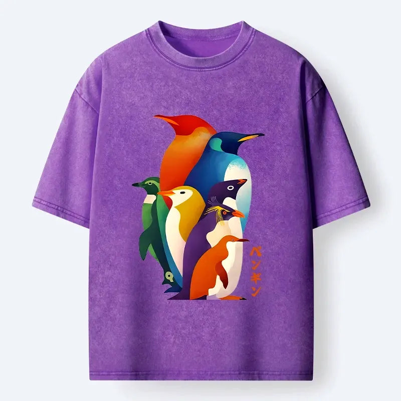 Cute Penguin Japanese T-Shirt Gift Idea