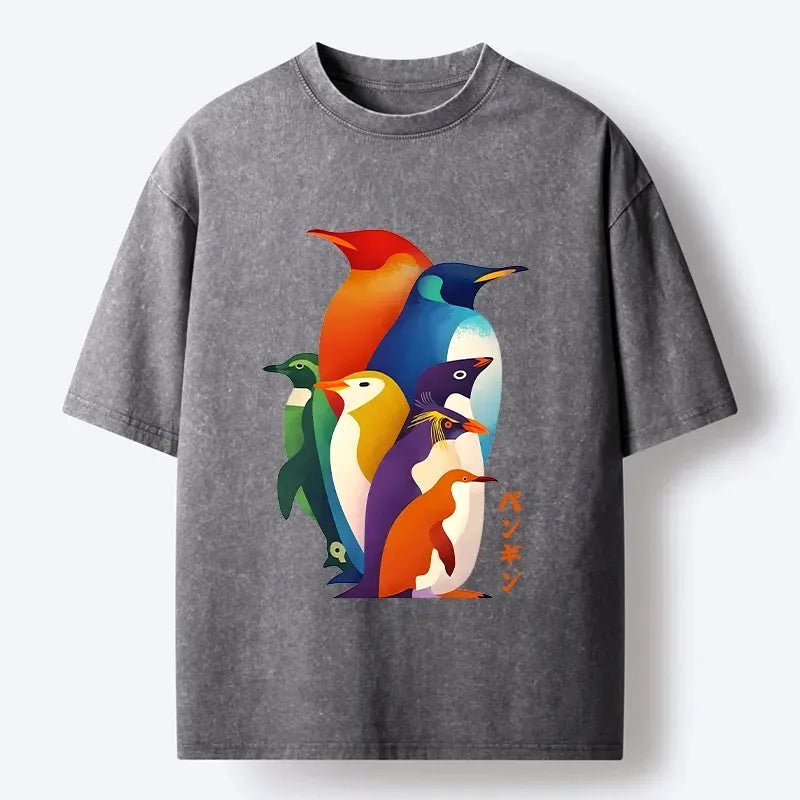 Cute Penguin Japanese T-Shirt Gift Idea