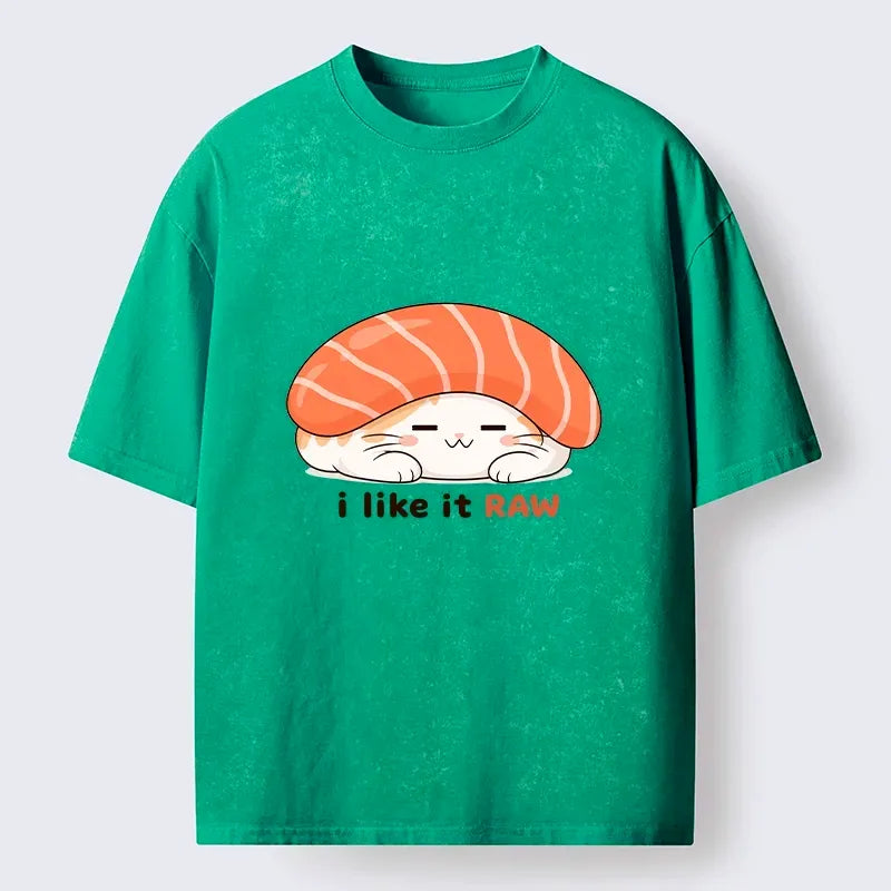 Funny Sushi Cat T-Shirt for Gift