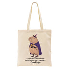 Kyoto-Lion Funny Wizard Capybara Tote Bag