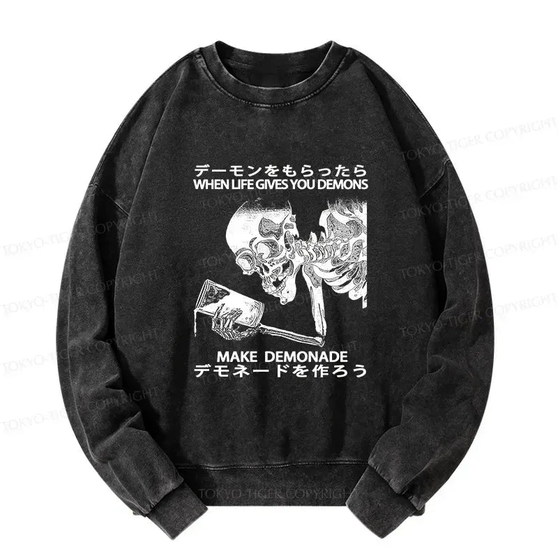 Kyoto Lion Funny Sweatshirt for Casual Wear