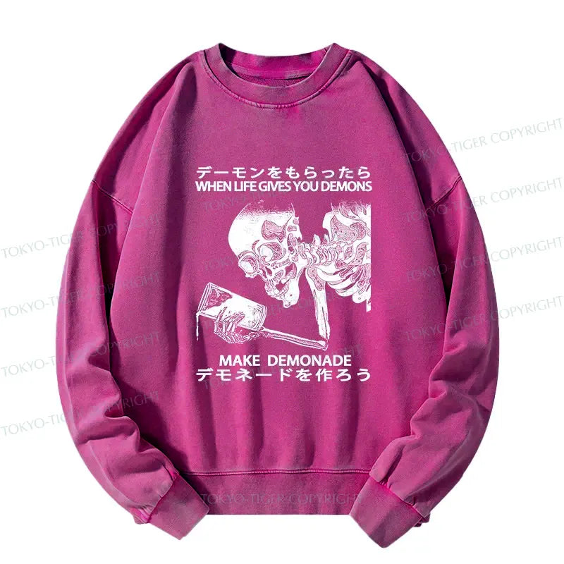 Japanese Demon Sweatshirt Gift for Him