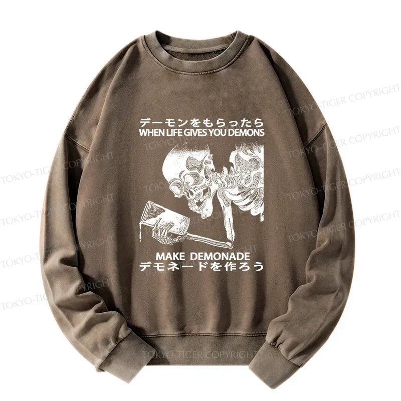Kyoto Lion Funny Sweatshirt for Casual Wear