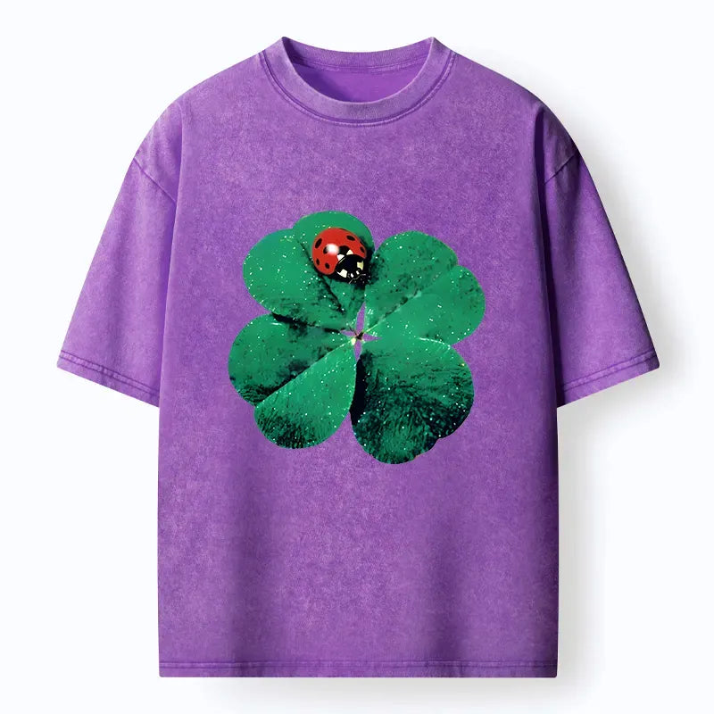 Japanese Vintage Washed T-Shirt for Daily Wear