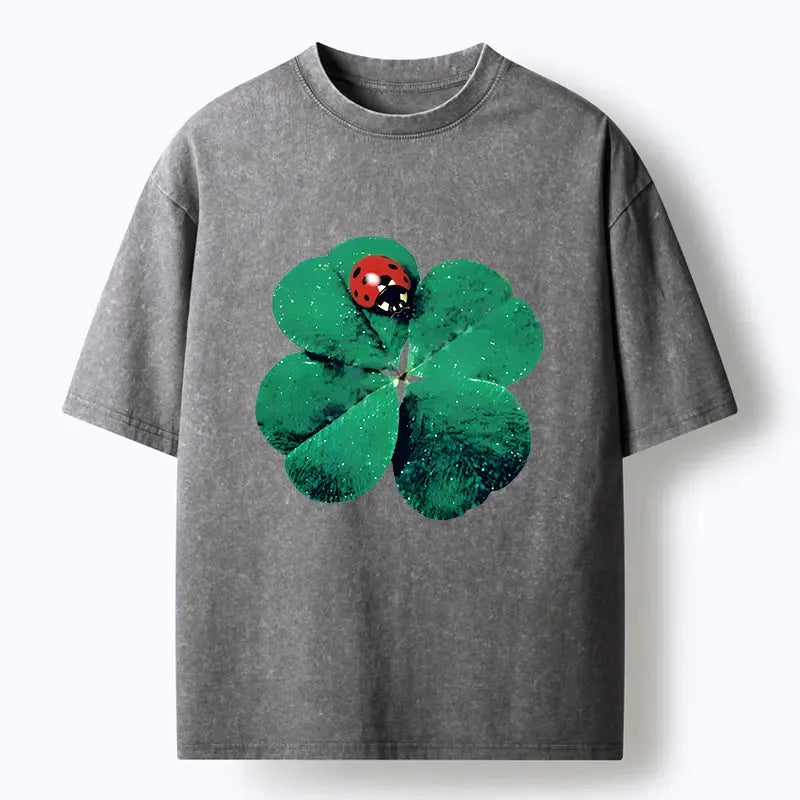 Japanese Vintage Washed T-Shirt for Daily Wear