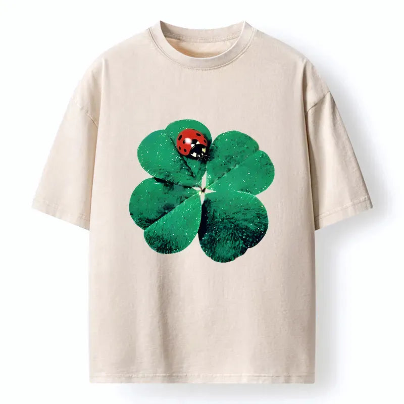 Japanese Vintage Washed T-Shirt for Daily Wear