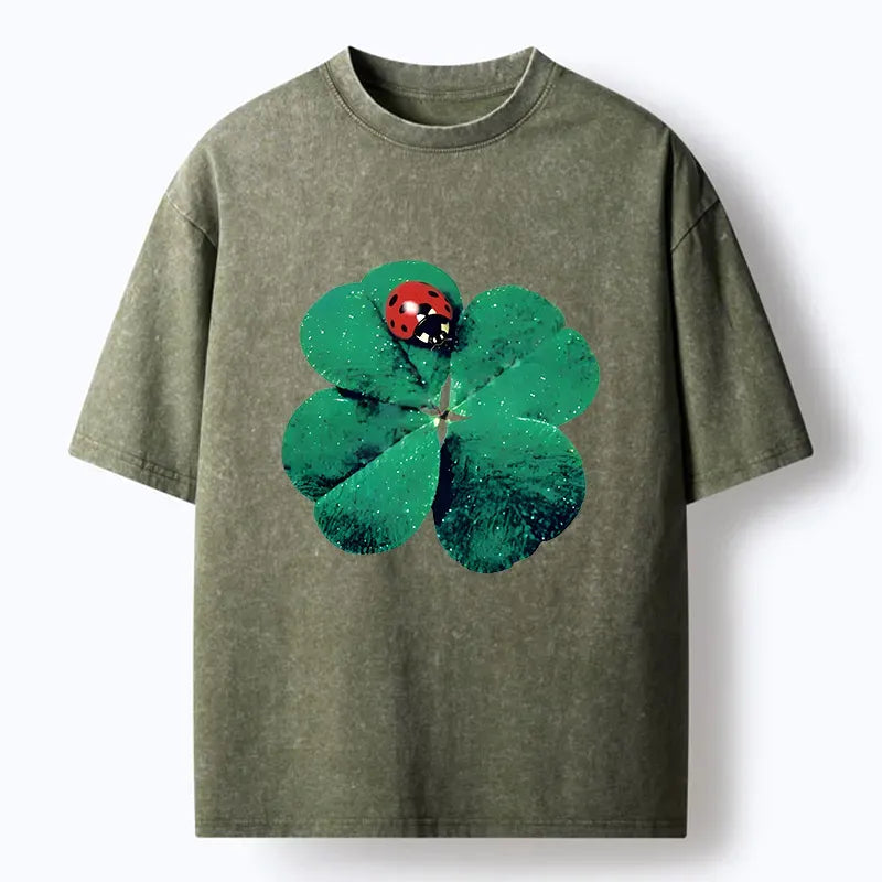 Ladybug Design Unisex Cotton T-Shirt Gift Idea