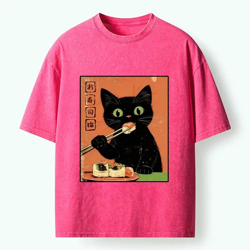 Funny Sushi Cat T-Shirt Gift Idea