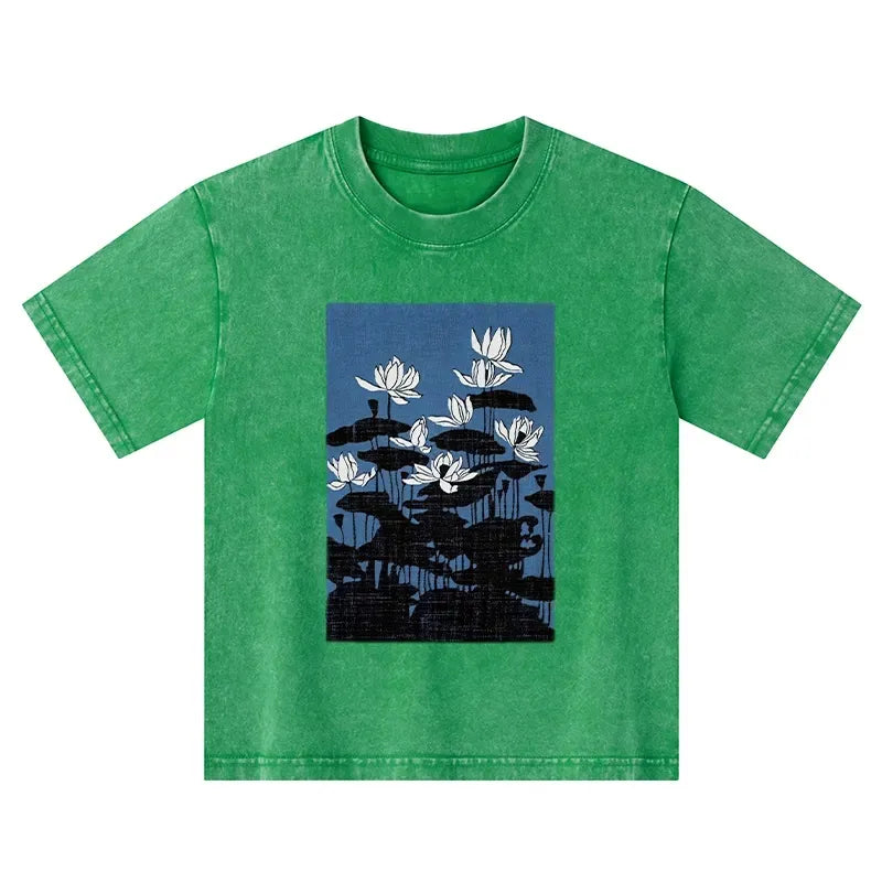 Japanese Ukiyo-e T-Shirt for Kids Gift