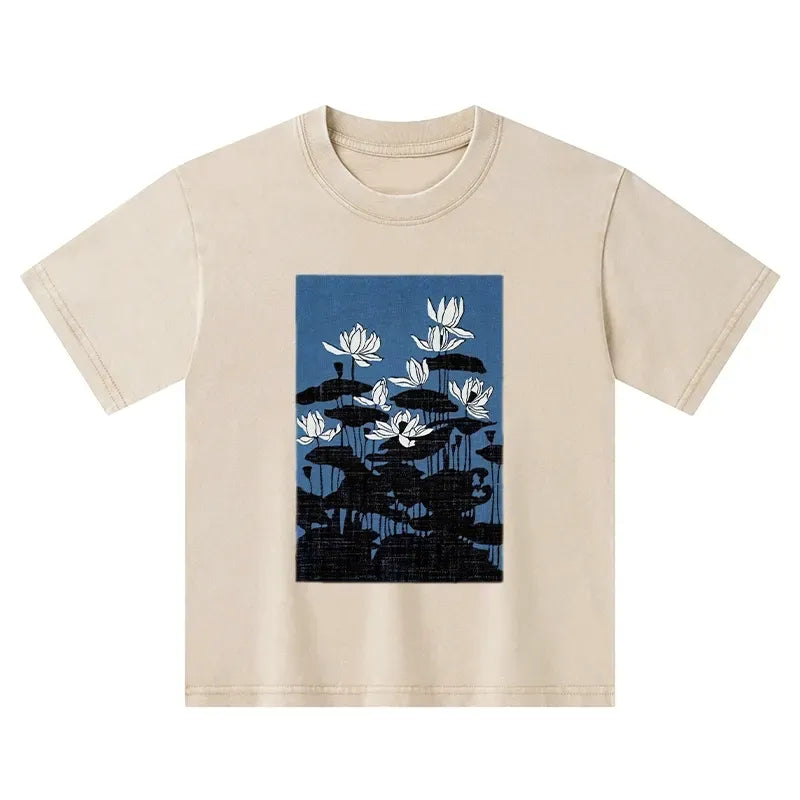 Japanese Ukiyo-e T-Shirt for Kids Gift