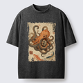Kyoto-Lion Osaka Sake & Octopus Washed T-Shirt
