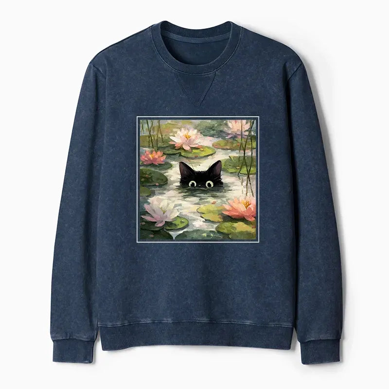 Japanese Vintage Washed Terry Sweatshirt on Sale