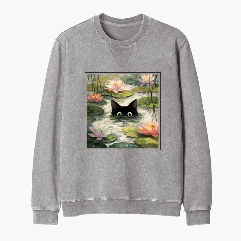 Japanese Vintage Washed Terry Sweatshirt on Sale