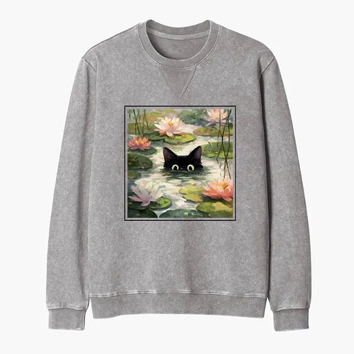 Japanese Vintage Washed Terry Sweatshirt on Sale