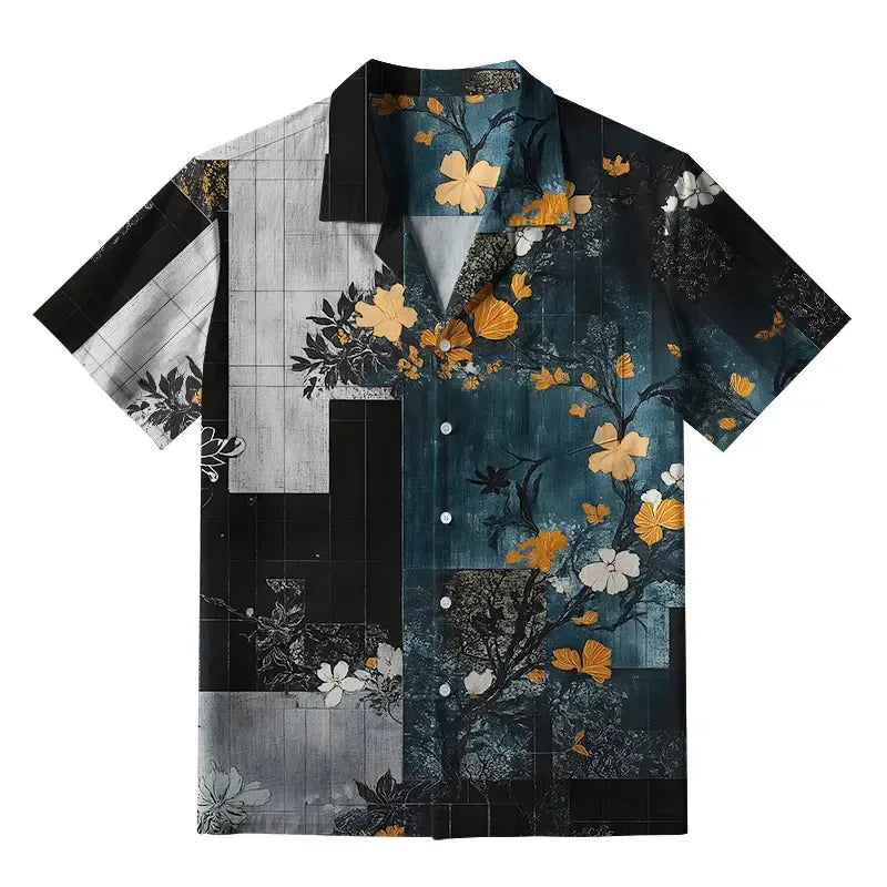 Traditional Ukiyo-e Shirt for Festival