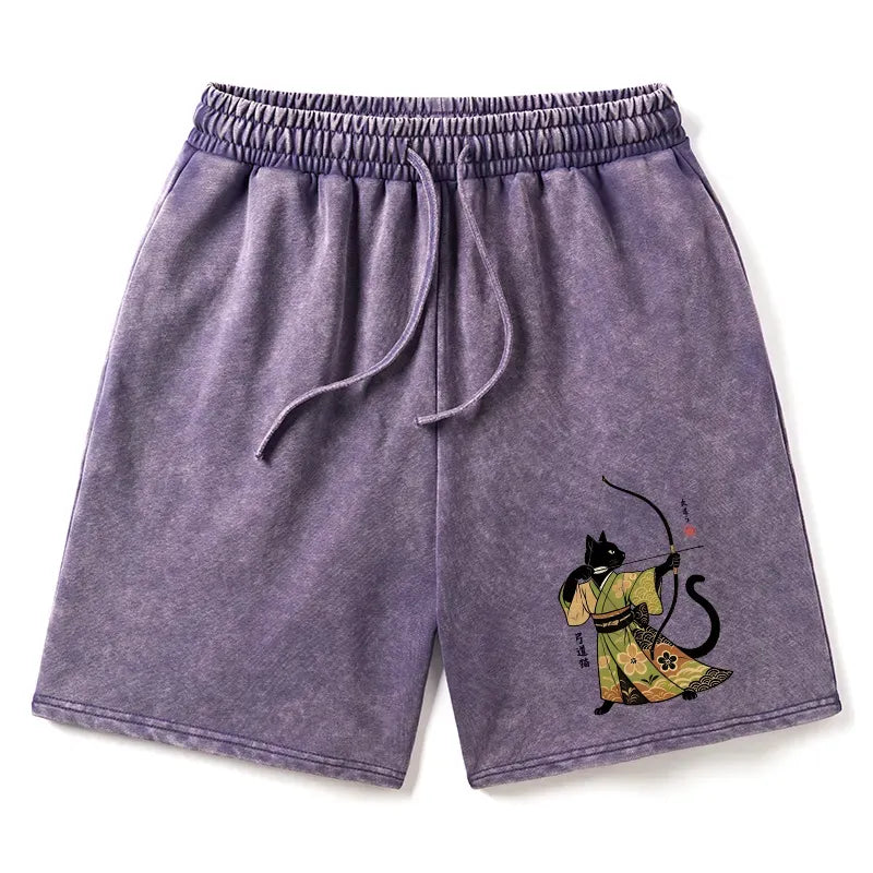 Trending Japanese Cat Archery Shorts