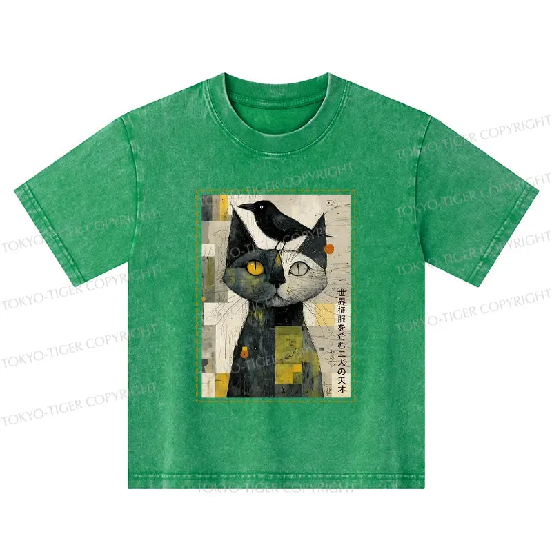 Cool Cat Crow T-Shirt for Anime Convention