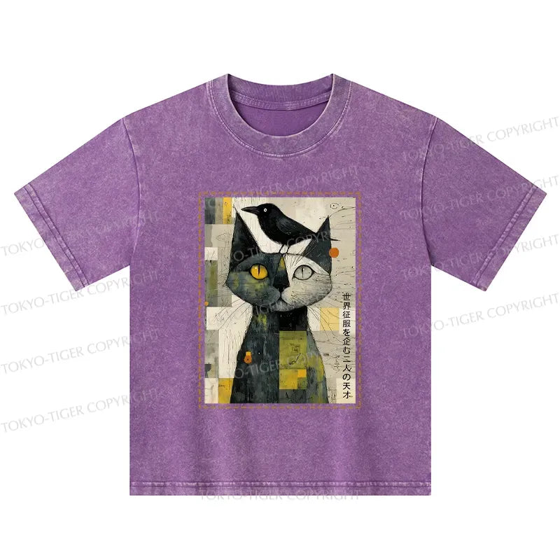 Japanese Vintage Kids T-Shirt for Daily Wear
