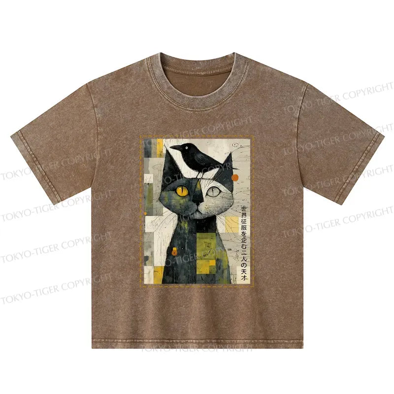 Cool Cat Crow T-Shirt for Anime Convention