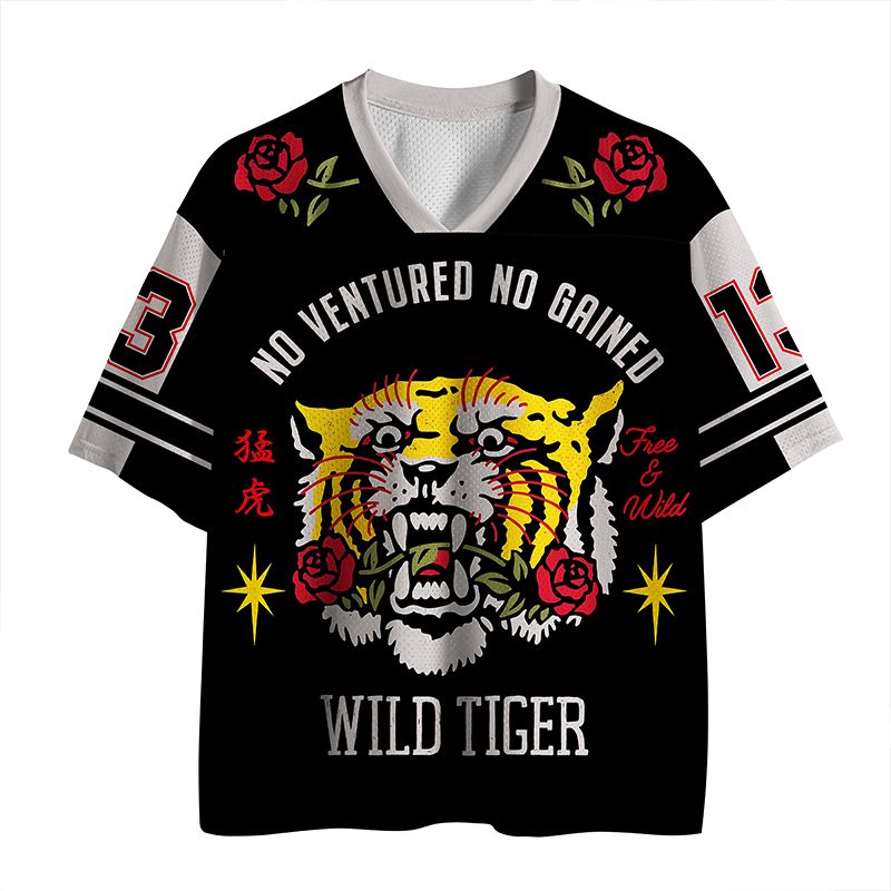 Wild Tiger Mesh Jersey for Summer