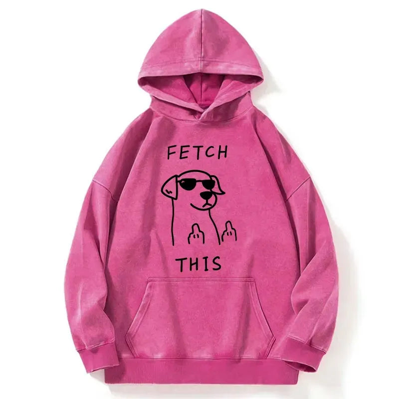 Kyoto-Lion Rebellious Dog Washed Hoodie