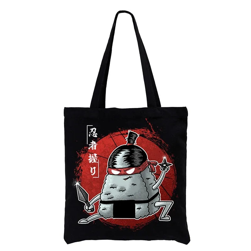 Kyoto-Lion Rice Ball Ninja Tote Bag