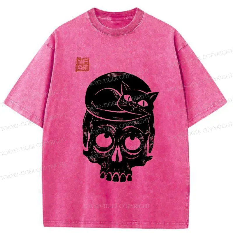 Japanese Woodblock Print Cat T-Shirt