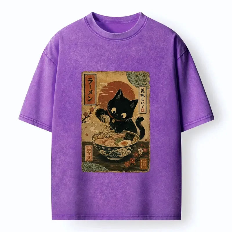Best Seller Kyoto Ramen Cat T-Shirt