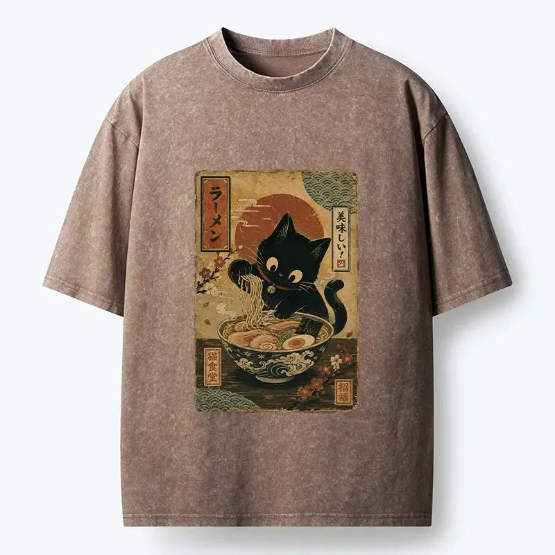 Best Seller Kyoto Ramen Cat T-Shirt