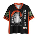Funny Samurai Frog Mesh Jersey for Sports