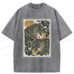 Vintage Japanese Tiger T-Shirt Gift Idea