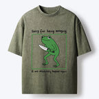 Japanese Frog Holding Knife T-Shirt