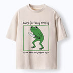 Japanese Frog Holding Knife T-Shirt