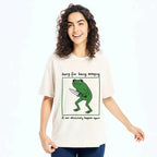 Japanese Frog Holding Knife T-Shirt