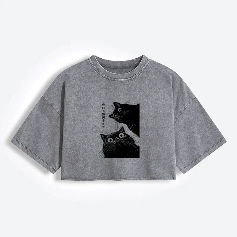 trendy unisex cotton crop top