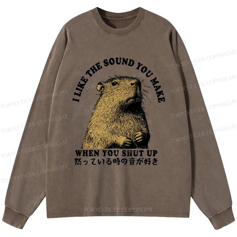 Japanese Washed Long Sleeve T-Shirt