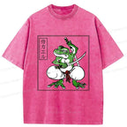 japanese vintage frog samurai tee
