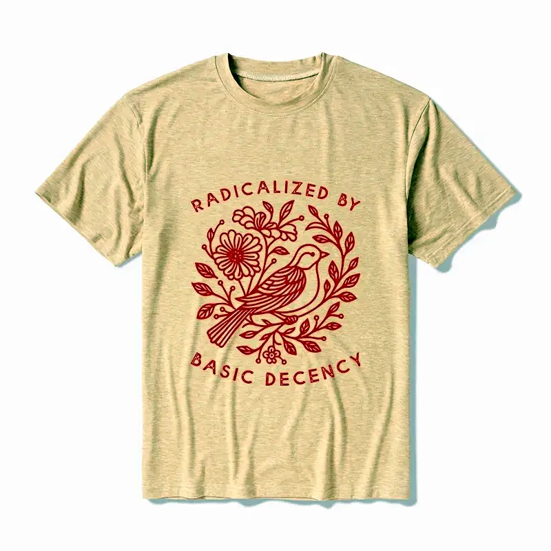 Vintage Kyoto Art Cotton Blend T-Shirt
