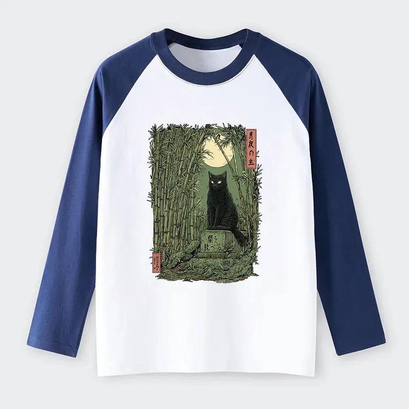 Bamboo Forest Raglan for Streetwear