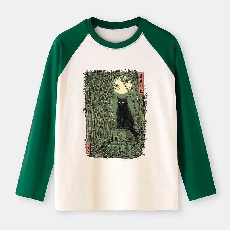 Bamboo Forest Raglan for Streetwear