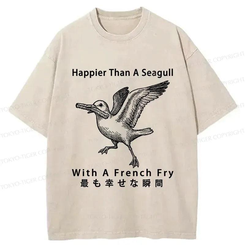 Japanese Washed T-Shirt for Everyday Wear