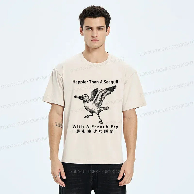 Japanese Washed T-Shirt for Everyday Wear