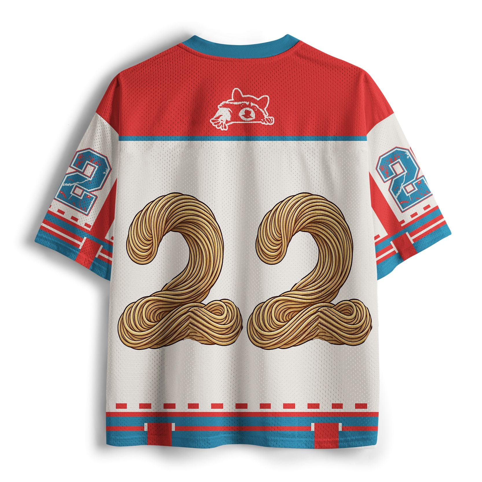 Kyoto-Lion Ramen Lover Raccoon Mesh Jersey