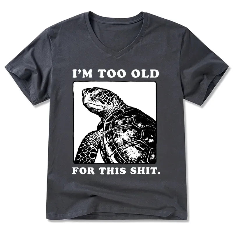 Kyoto Lion Turtle Meme V-Neck T-Shirt