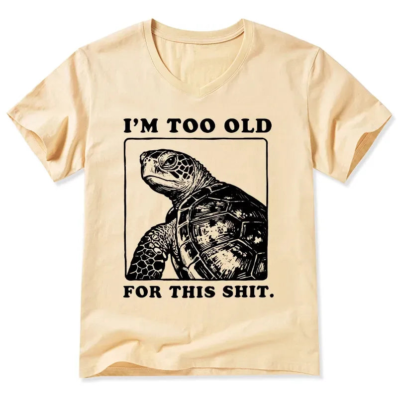 Kyoto Lion Turtle Meme V-Neck T-Shirt