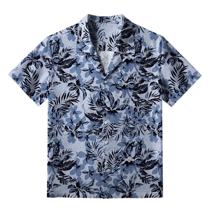 Unisex Cotton Button-Up Shirt for Streetwear